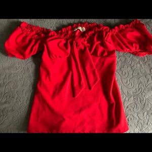 Off the shoulder pinup top